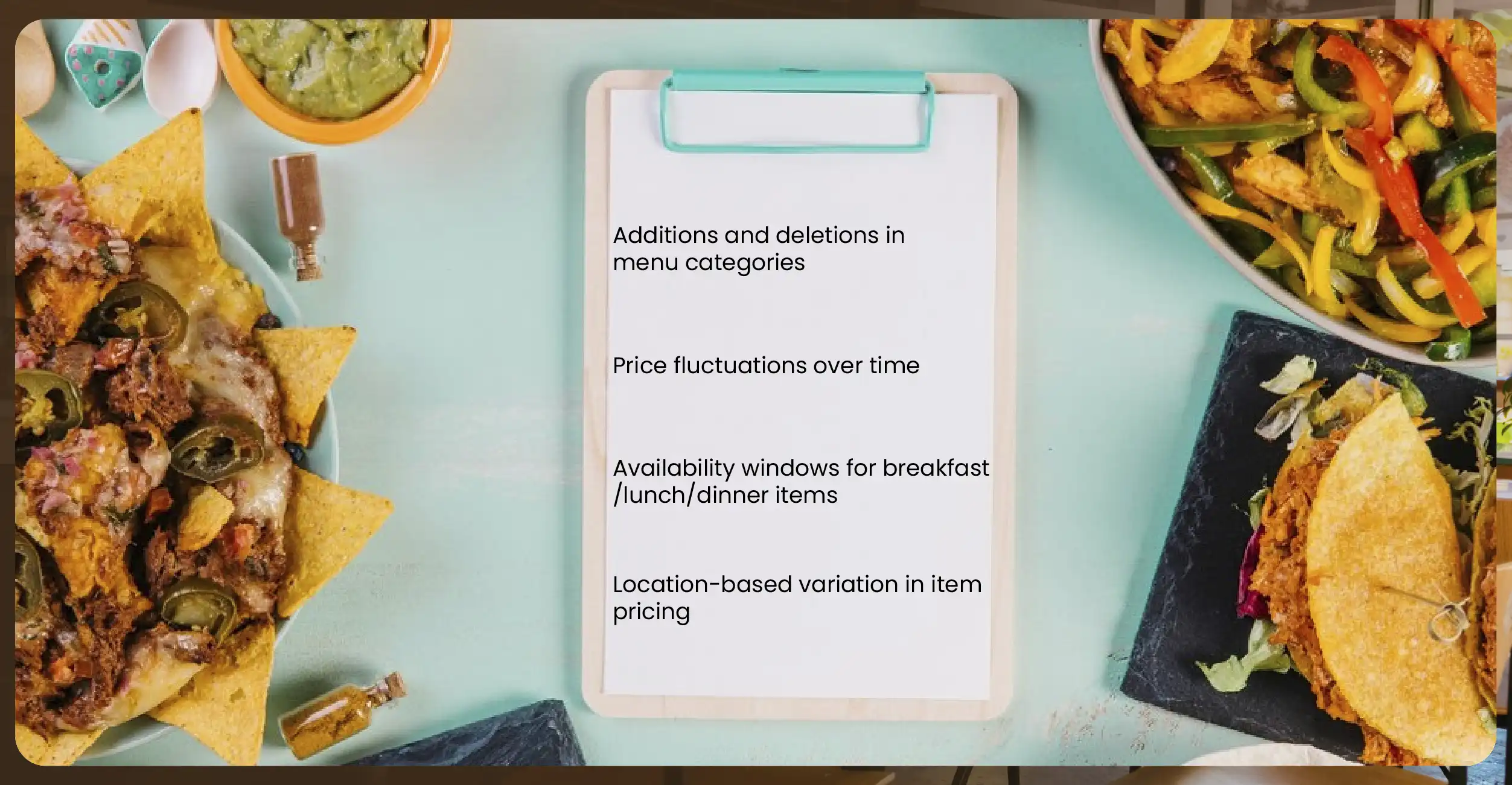 Track Restaurant Menu Changes Australia
